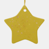 Sparkly Hope Star Keramisch Ornament (Achterkant)