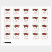 Sparkly Kerst sticker (Vel)