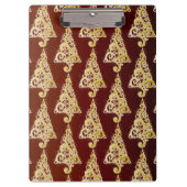 Sparkly kerstboom klembord (Voorkant)