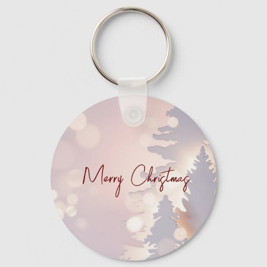 Sparkly kerstboom sleutelhanger (Voorkant)