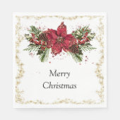 Sparkly Kerstservetten Servet (Voorkant)