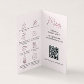 Sparkly Lashes Aftercare Instructies Icon Glitter Visitekaartjes (Binnen)