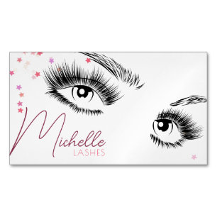 Sparkly Lashes Nazorginstructies Star Glitter Magnetisch Visitekaartje