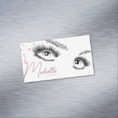 Sparkly Lashes Nazorginstructies Star Glitter Magnetisch Visitekaartje (Voorbeeld)