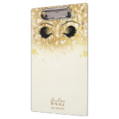 Sparkly Lights Gold Makeup Eyes Lashes Modern Klembord (Links)