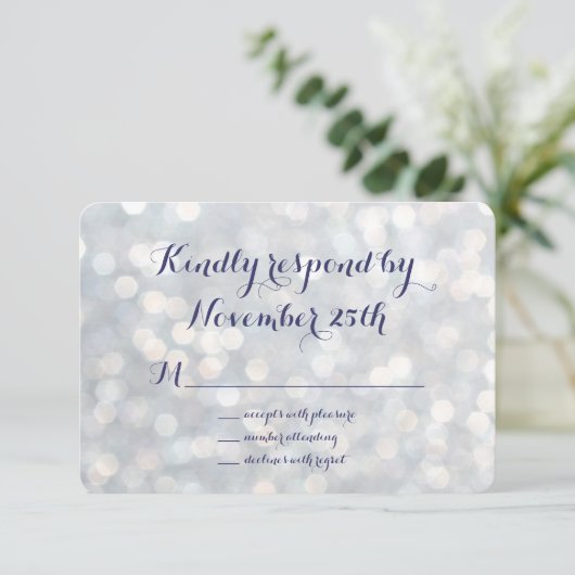 Sparkly Lights RSVP (Staand voorkant)