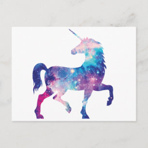 Sparkly Magical Unicorn Briefkaart