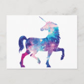 Sparkly Magical Unicorn Briefkaart (Voorkant)