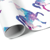 Sparkly Magical Unicorn Cadeaupapier (Rol Hoek)