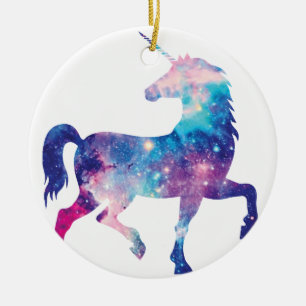Sparkly Magical Unicorn Keramisch Ornament