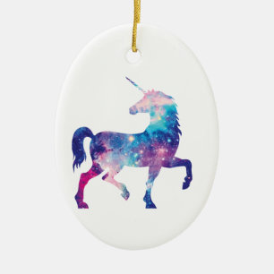 Sparkly Magical Unicorn Keramisch Ornament