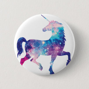 Sparkly Magical Unicorn Ronde Button 5,7 Cm