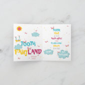 Sparkly magisch grappig tand fee dank u kaart (Binnen)