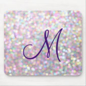 Sparkly Monogram Muismat (Voorkant)