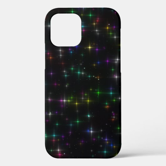Sparkly Multicolor Stars Case-Mate iPhone Case (Achterkant)