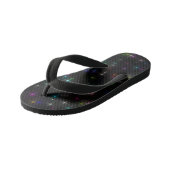 Sparkly Multicolor Stars Kinder Teenslippers (Schuin)