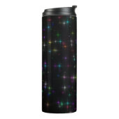 Sparkly Multicolor Stars Thermosbeker (Gedraaid links)