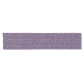 Sparkly Paars en Silver Glitter Korte Tafelloper (Horizontaal)