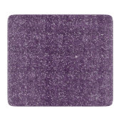 Sparkly Paars en Silver Glitter Snijplank (Voorkant)