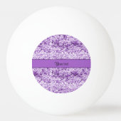 Sparkly Paars Glitter Pingpongballen (Achterkant)