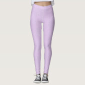 Sparkly Pastel Lila Leggings (Voorkant)