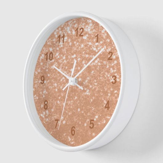 Sparkly peach faux sparkles kleur van het jaar 202 (Hoek)