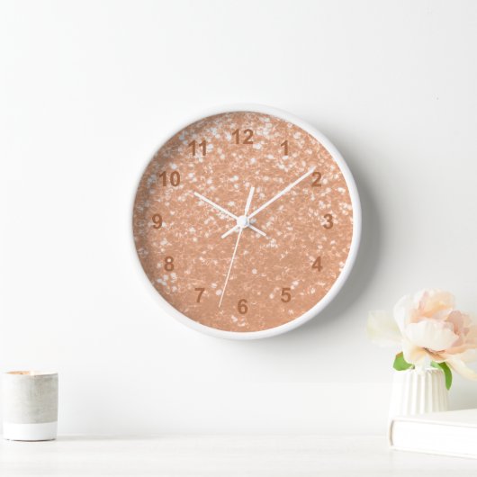Sparkly peach faux sparkles kleur van het jaar 202 (Huis)