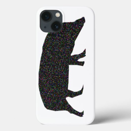 Sparkly Pig Case-Mate iPhone Case (Achterkant)