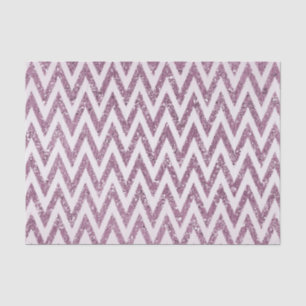 Sparkly Pink Glittery Chevron Tissuepapier