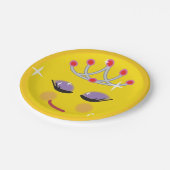 Sparkly Princess Emoticon Papieren Bordje (Gekanteld)