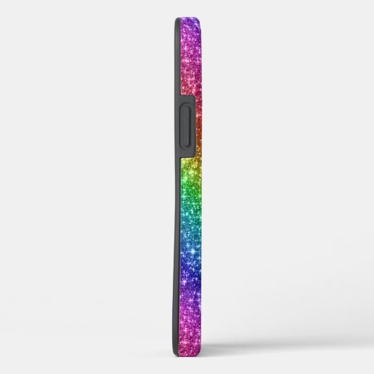 Sparkly Rainbow Glitter Case-Mate iPhone Case (Achterkant / Rechts)