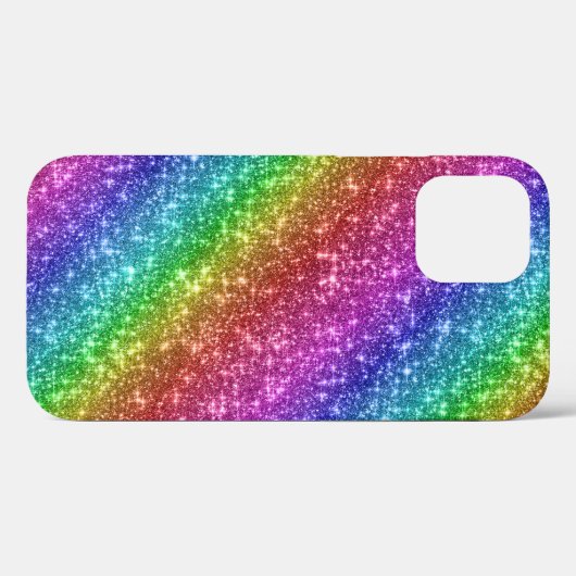 Sparkly Rainbow Glitter Case-Mate iPhone Case (Achterkant (horizontaal))
