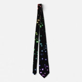 Sparkly Rainbow Star-Stropdas Stropdas (Achterkant)