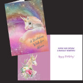 Sparkly Rainbow Universe Unicorn Fantasy Birthday