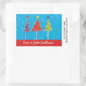 Sparkly Retro Trees Expédition Étiquettes (Sac)