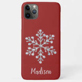 Sparkly Rode Monogram iPhone Case