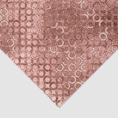 Sparkly Roos Gold Circles Roze Luxe Sparkle Tissuepapier (Detail)