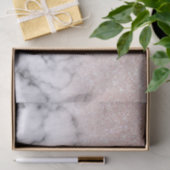 Sparkly Roos Gold Glitter Marble Ombre Tissuepapier (Geschenk)