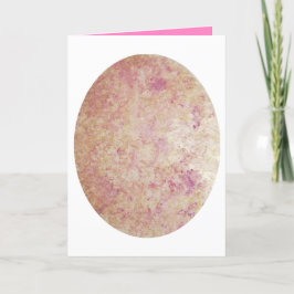 Sparkly roze en gouden simcha kaart