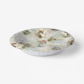 Sparkly Rustic Kerstwinter Scenes Collage Papieren Kommen (Gebogen)