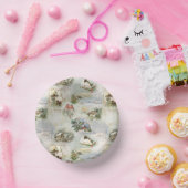 Sparkly Rustic Kerstwinter Scenes Collage Papieren Kommen (Feest)