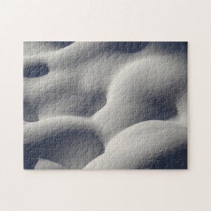 Sparkly Snow Mounds Abstracte Natuur Legpuzzel