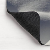 Sparkly Snow Mounds Abstracte Natuur Muismat (Hoek)