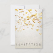 Sparkly Surprise Party Invitation Gold Argent (Devant)
