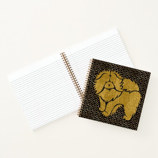 SPARKLY THANG Chow carnet en spirale métallique (Intérieur)