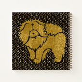 SPARKLY THANG Chow carnet en spirale métallique (Dos)