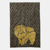 SPARKLY THANG Chow fausse serviette de cuisine mét (Vertical)