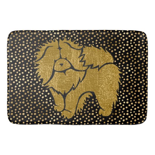 SPARKLY THANG Chow faux metallic crate/badmat  Badmat (Voorkant)