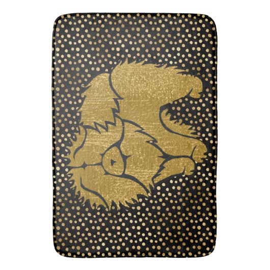 SPARKLY THANG Chow faux metallic crate/badmat  Badmat (Voorkant Verticaal)