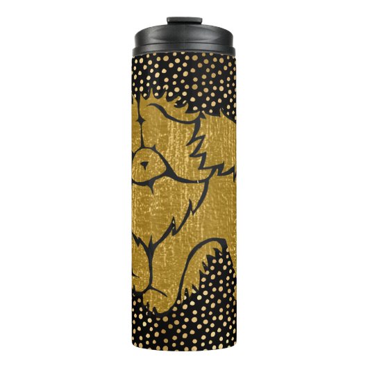 SPARKLY THANG Chow faux metallic thermale tumbler Thermosbeker (Voorkant)